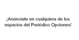 Periódico Opciones advertisement